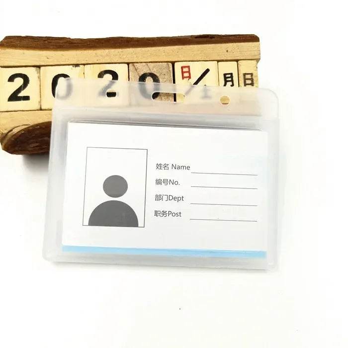 New Nurse Doctor Retractable Badge Reel with Horizontal Style Students ID Business Card Work Card Badge Holder Office Supplies White