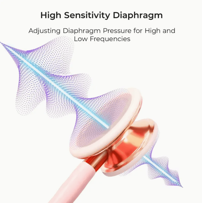 Professional Pink Stethoscope-Add a Splash of Fun to your Assessment Routine