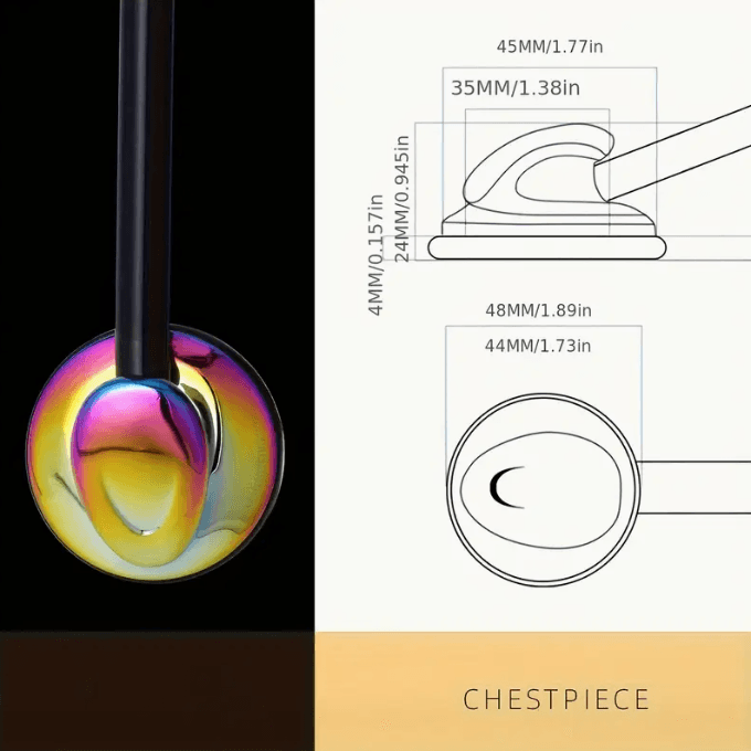 Purple Classic Single Head Stethoscope for Nurses, Doctors, EMT, and Students Black Spectricide or alcohol wipe to clean before each use Acoustic