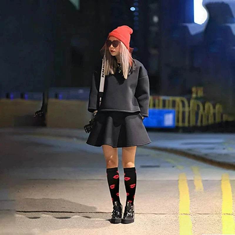 Compression Socks For Men Women To Resist Fatigue Varicose Edema Knee Height Of 20-30mmHg Running Basketball Hiking Sports Socks