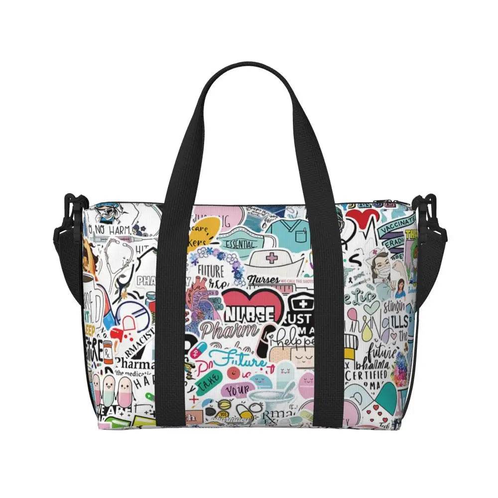 Give your daily routine a playful vintage boost with these Burlap Shopping Bags!