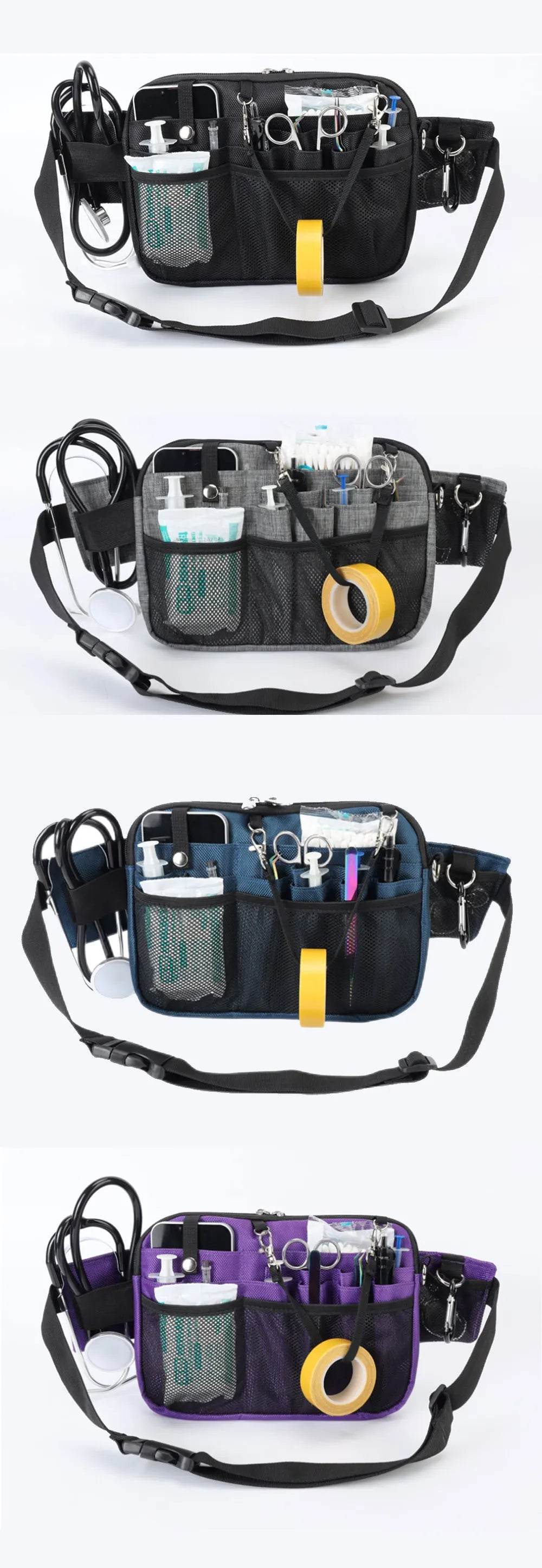 Utility Hip Bag Tool Belt Bag Nurse Waist Pouch Portable Nurse Fanny Pack Pouch Bags for Women and Men