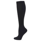 Compression Socks Running Sports Socks Medical Nursing 20-30mmhg for Flight Travel Pregnancy Edema Diabetes Varicose Veins Socks YSZ03-Black