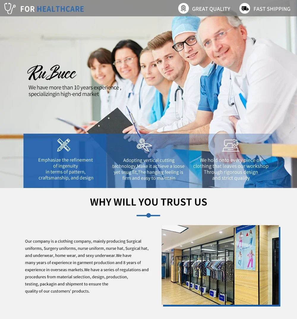 High-quality Beautician Work Gowns Medical Workwear Surgical Nursing Jumpsuits Pet Clinic Vet Scrubs Uniform Wholesale Jumpsuits