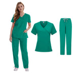Women's Clinical Joggers Scrub Suit Medical Uniform Sets