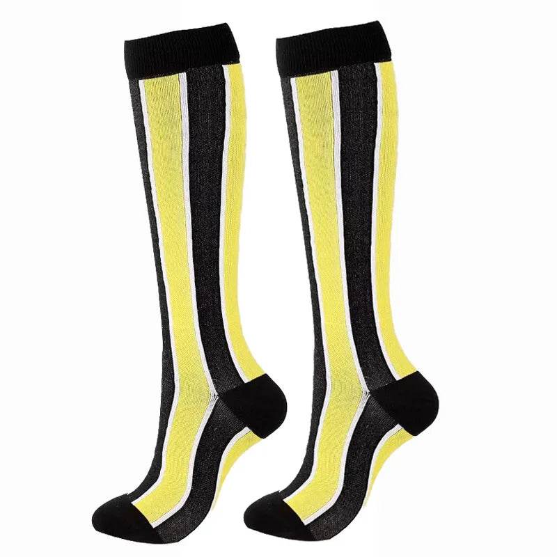 Men Women Socks Compression Socks Elastic Sports Beautiful Leg Nurse Stocking Jogging Climbing Cycling Flight Excercise 6