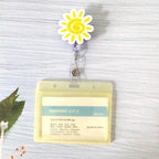 New Nurse Doctor Retractable Badge Reel with Horizontal Style Students ID Business Card Work Card Badge Holder Office Supplies 8