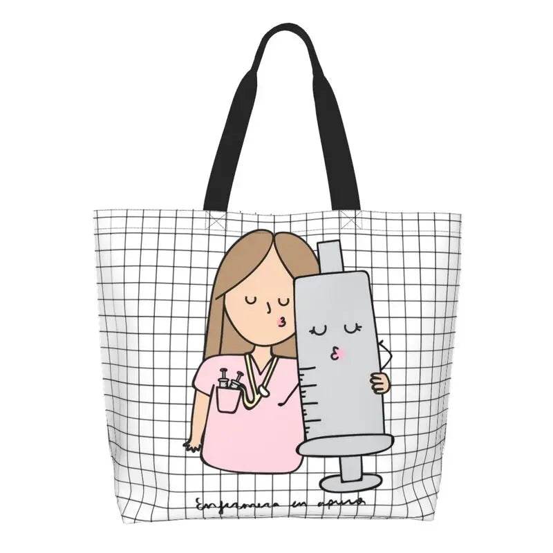 Healthcare Inspired Tote Bag - Large Capacity 8 One Size