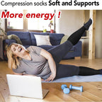 Plus Size Compression Socks for Women&Men Compression Socks 20-30 mmHg, Wide Calf Stockings Best Support for Running