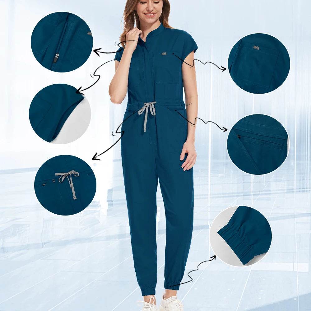 Women's Uniforms, Lab Coat, Healthcare Medical Workwear, Surgical Jumpsuits, Nurse Uniforms