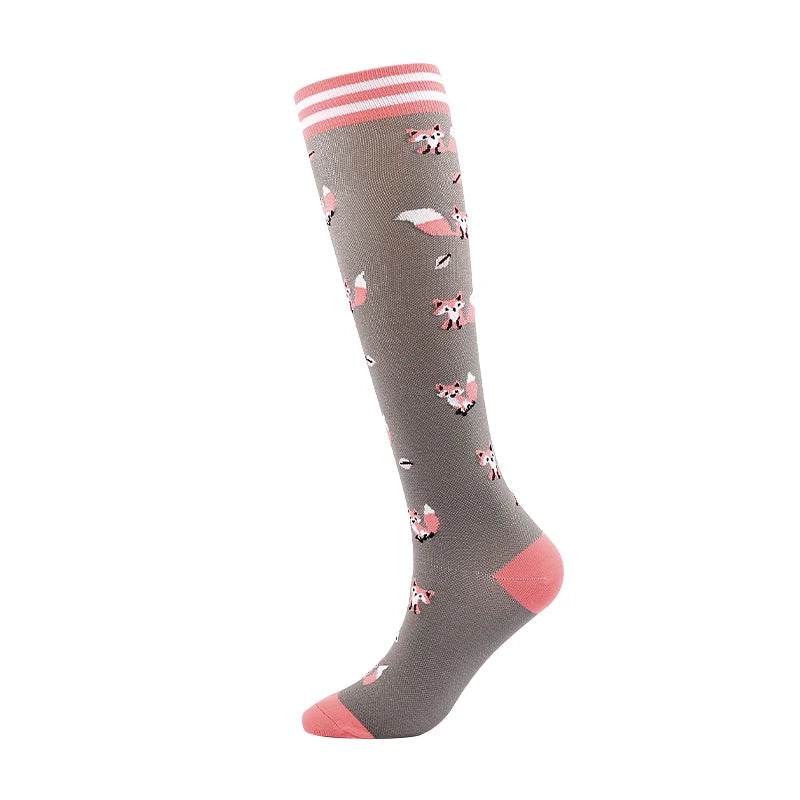 Compression Socks Medical Nusing Edema Diabetes Varicose Veins Women Men Cycling Socks 20-30 MmHg Sports Stockings Y025