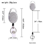 Colorful Retractable Badge Reel for Nurses, Doctors &amp; Students – Fun Gift for Hospital Staff