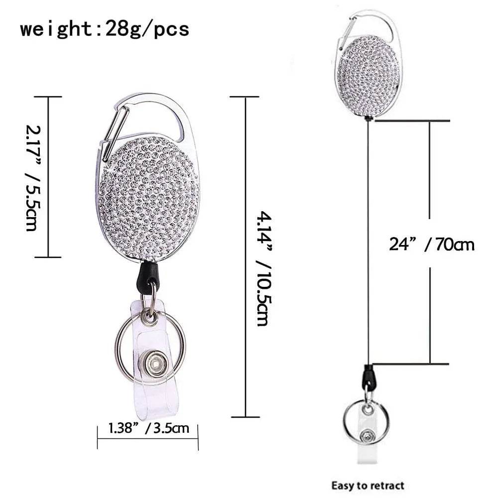 Colorful Retractable Badge Reel for Nurses, Doctors &amp; Students – Fun Gift for Hospital Staff