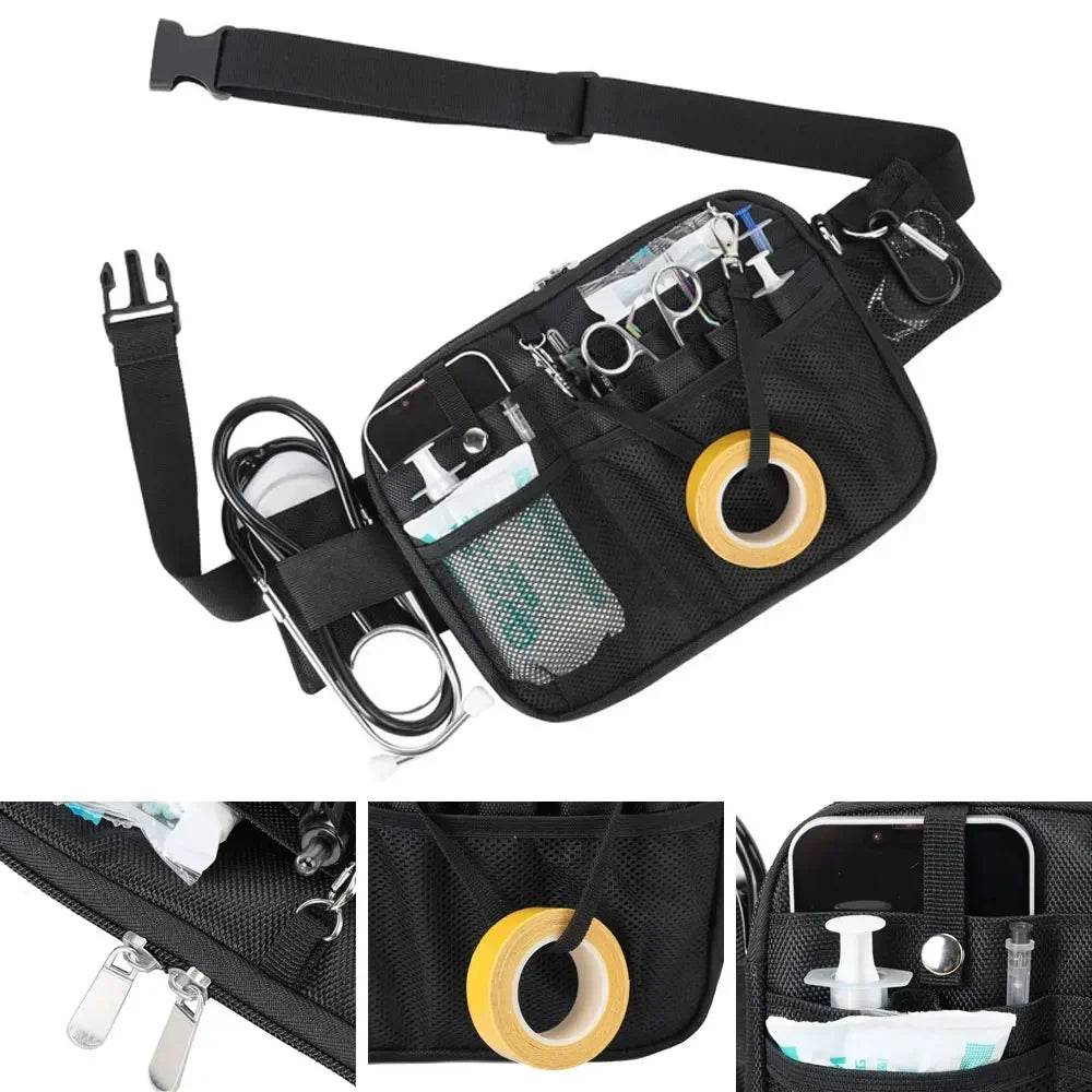 Utility Hip Bag Tool Belt Bag Nurse Waist Pouch Portable Nurse Fanny Pack Pouch Bags for Women and Men