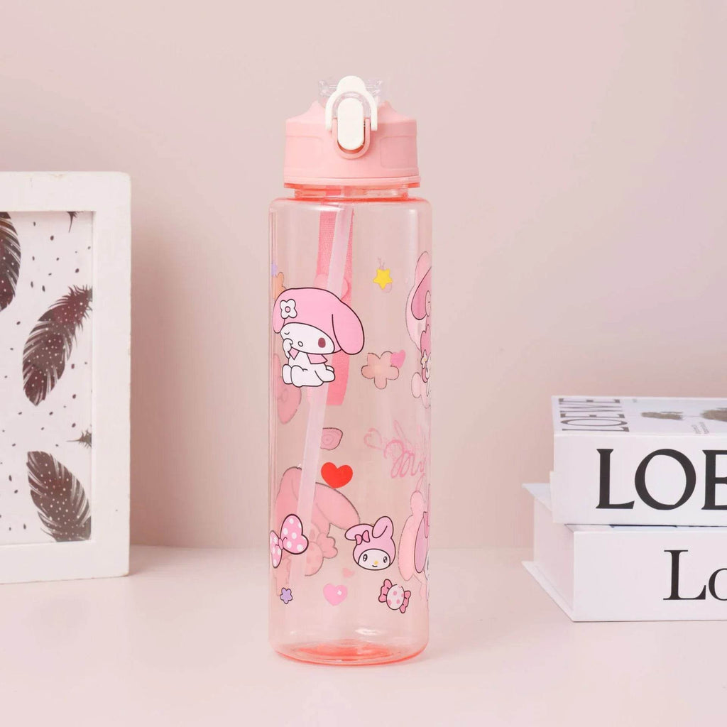 800ML Sanrio Cartoon Water Bottle for Staying Hydrated in Style Melody