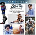 Compression Socks For Men Women With Varicose Veins Blood Circulation Sports Socks For Outdoor Hiking Exercise Running Cycling