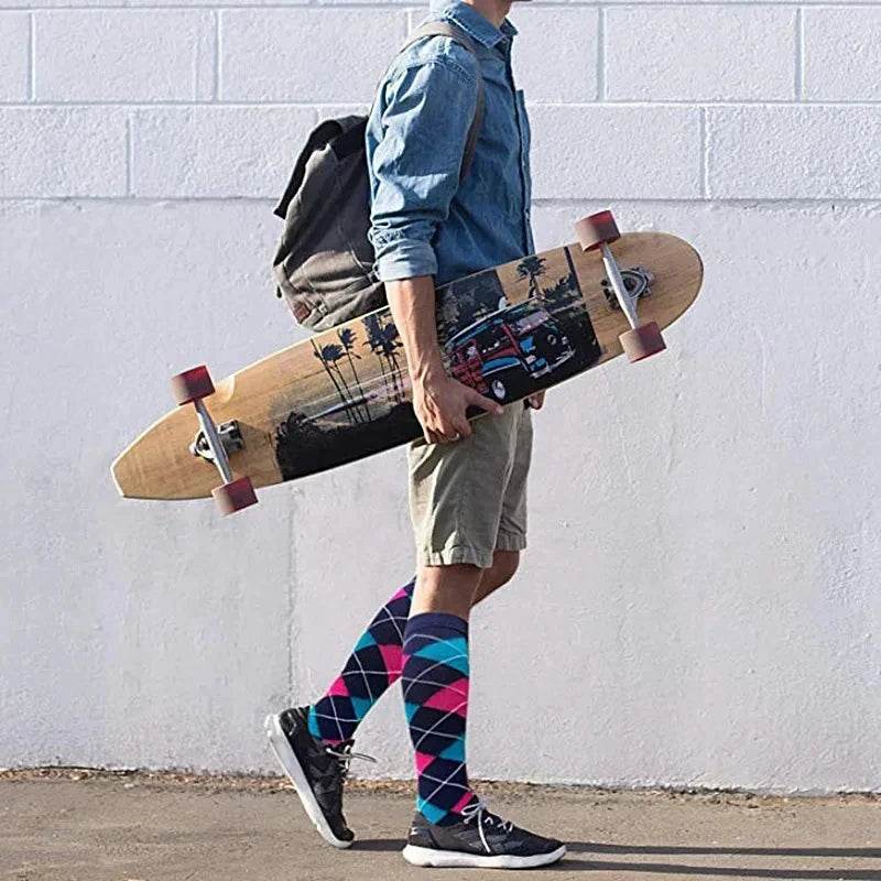 Compression Socks For Men Women With Varicose Veins Blood Circulation Sports Socks For Outdoor Hiking Exercise Running Cycling