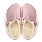 Slip-on Shoes that are non-slip and Waterproof, Nurse Shoes, Doctor Shoes Smoke powder Fleece-lined