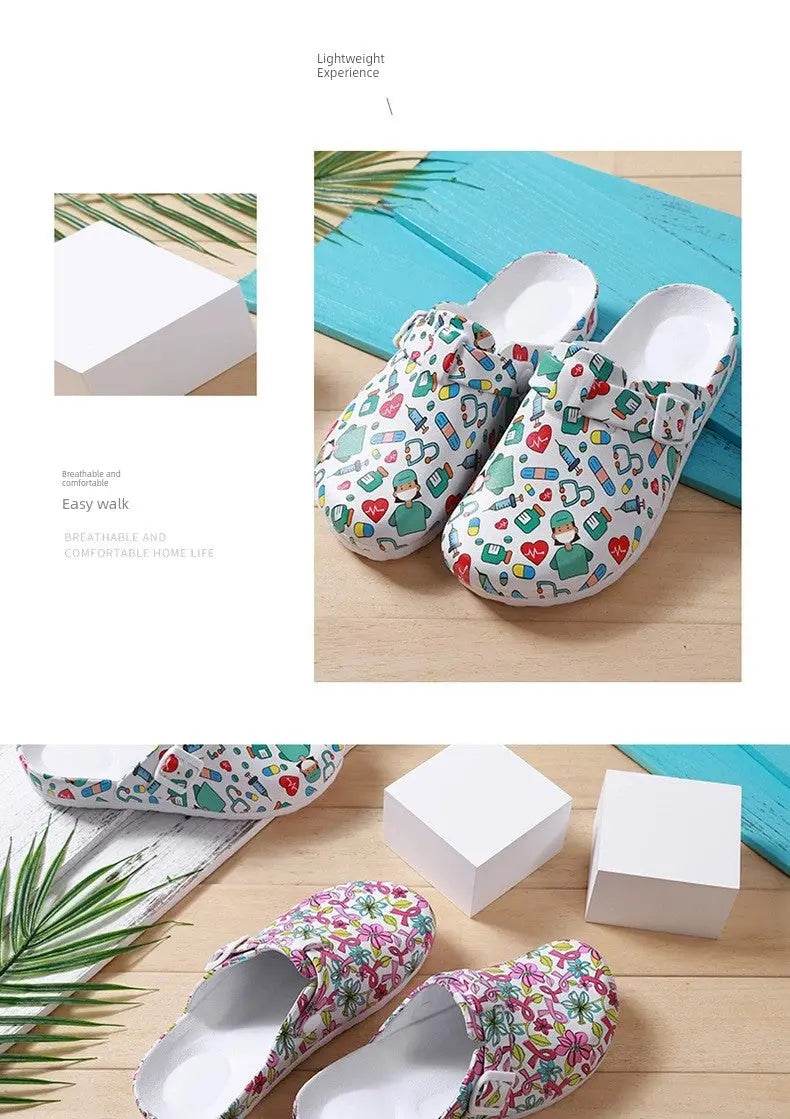 Slip-on Shoes that are non-slip and Waterproof, Nurse Shoes, Doctor Shoes