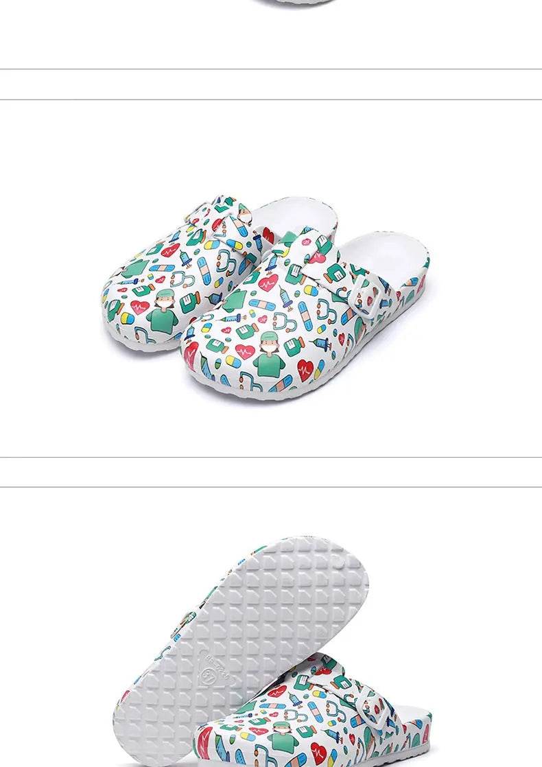 Slip-on Shoes that are non-slip and Waterproof, Nurse Shoes, Doctor Shoes