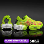 Breathable Lightweight Running Shoes for Men and Women, Speciality Carbon Plate green