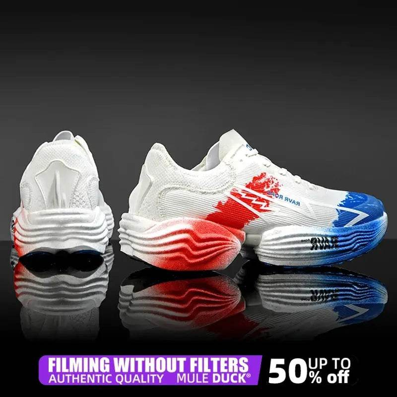 Breathable Lightweight Running Shoes for Men and Women, Speciality Carbon Plate whtie