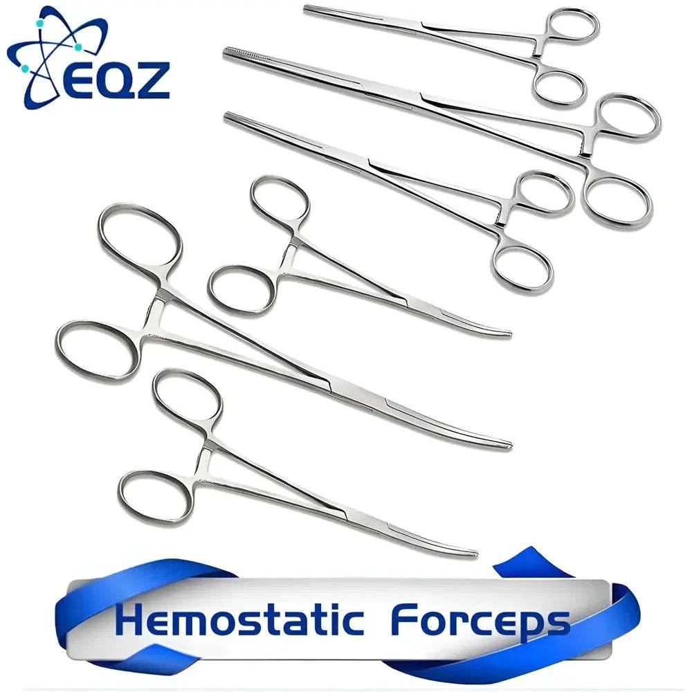 Make Gripping Small Items a Cinch With a Pair of Stainless Steel Forceps, Hemostat, Locking Clamps, Straight or Curved