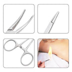Make Gripping Small Items a Cinch With a Pair of Stainless Steel Forceps, Hemostat, Locking Clamps, Straight or Curved