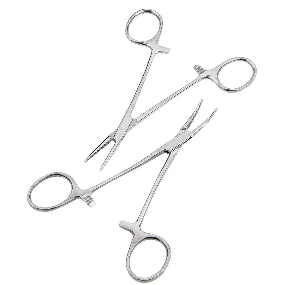 Make Gripping Small Items a Cinch With a Pair of Stainless Steel Forceps, Hemostat, Locking Clamps, Straight or Curved