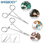 Make Gripping Small Items a Cinch With a Pair of Stainless Steel Forceps, Hemostat, Locking Clamps, Straight or Curved