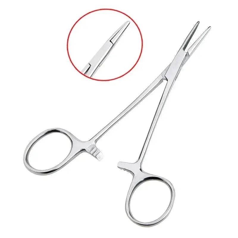Make Gripping Small Items a Cinch With a Pair of Stainless Steel Forceps, Hemostat, Locking Clamps, Straight or Curved Straight Mouth