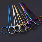 Straight Trauma Hemostatic Forceps, Stainless Steel Clamps, Colorful Hemostats