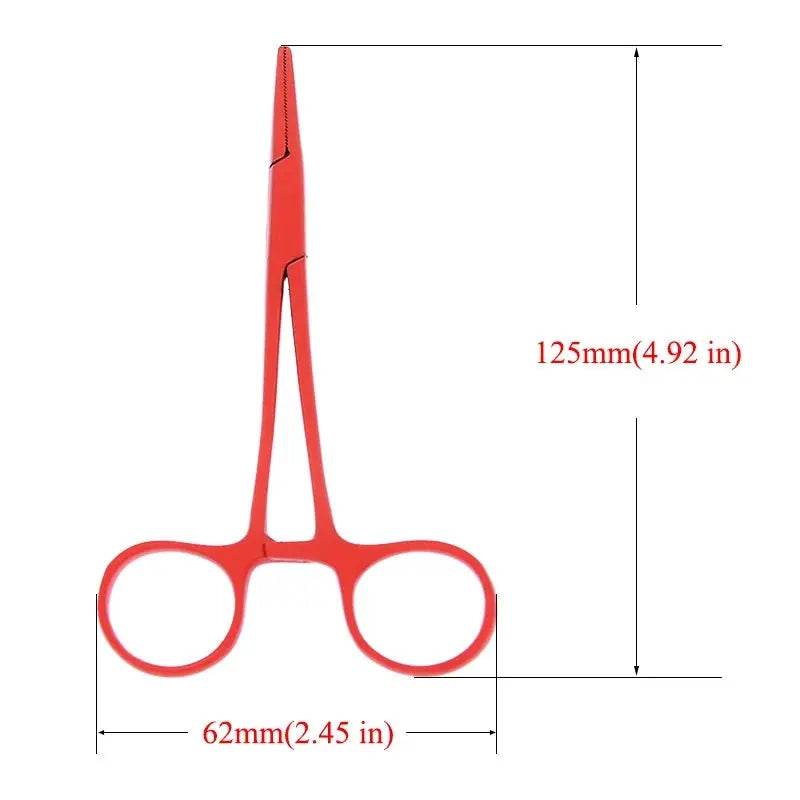 Straight Trauma Hemostatic Forceps, Stainless Steel Clamps, Colorful Hemostats