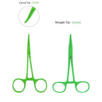 Straight Trauma Hemostatic Forceps, Stainless Steel Clamps, Colorful Hemostats Green 1PC Straight Head