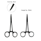 Straight Trauma Hemostatic Forceps, Stainless Steel Clamps, Colorful Hemostats Black 1PC Straight Head