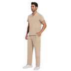 Surgical Uniform, Unisex Scrubs, Jogger Scrubs Set, Multiple Colors 42168-apricot