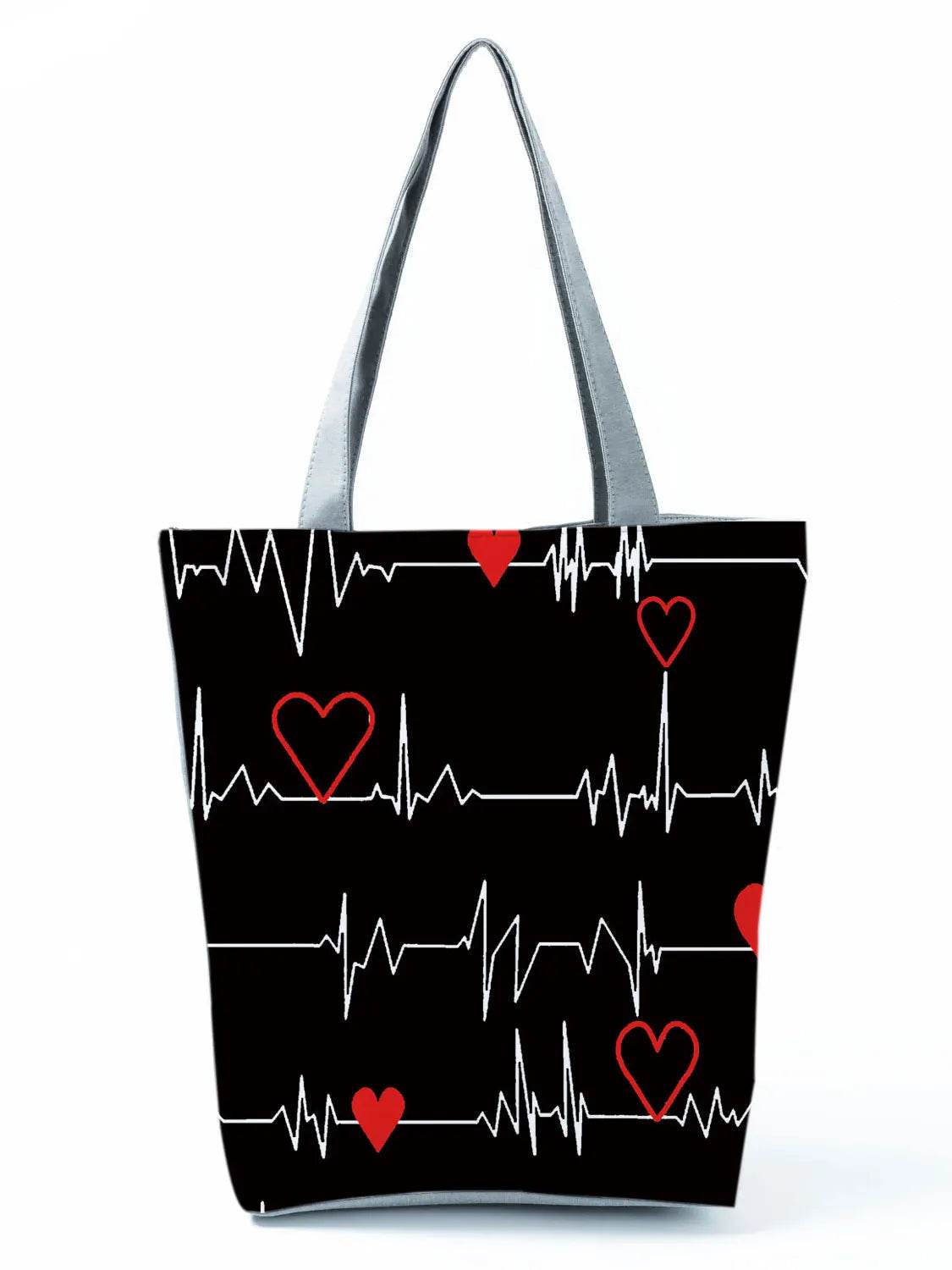 Fashion Tote Customized Cartoon Dentist Nurse Shoulder Bag Eco Reusable Shopping Bag Ladies Handbags for Women Casual Portable hl2323-1 Nurse Bag