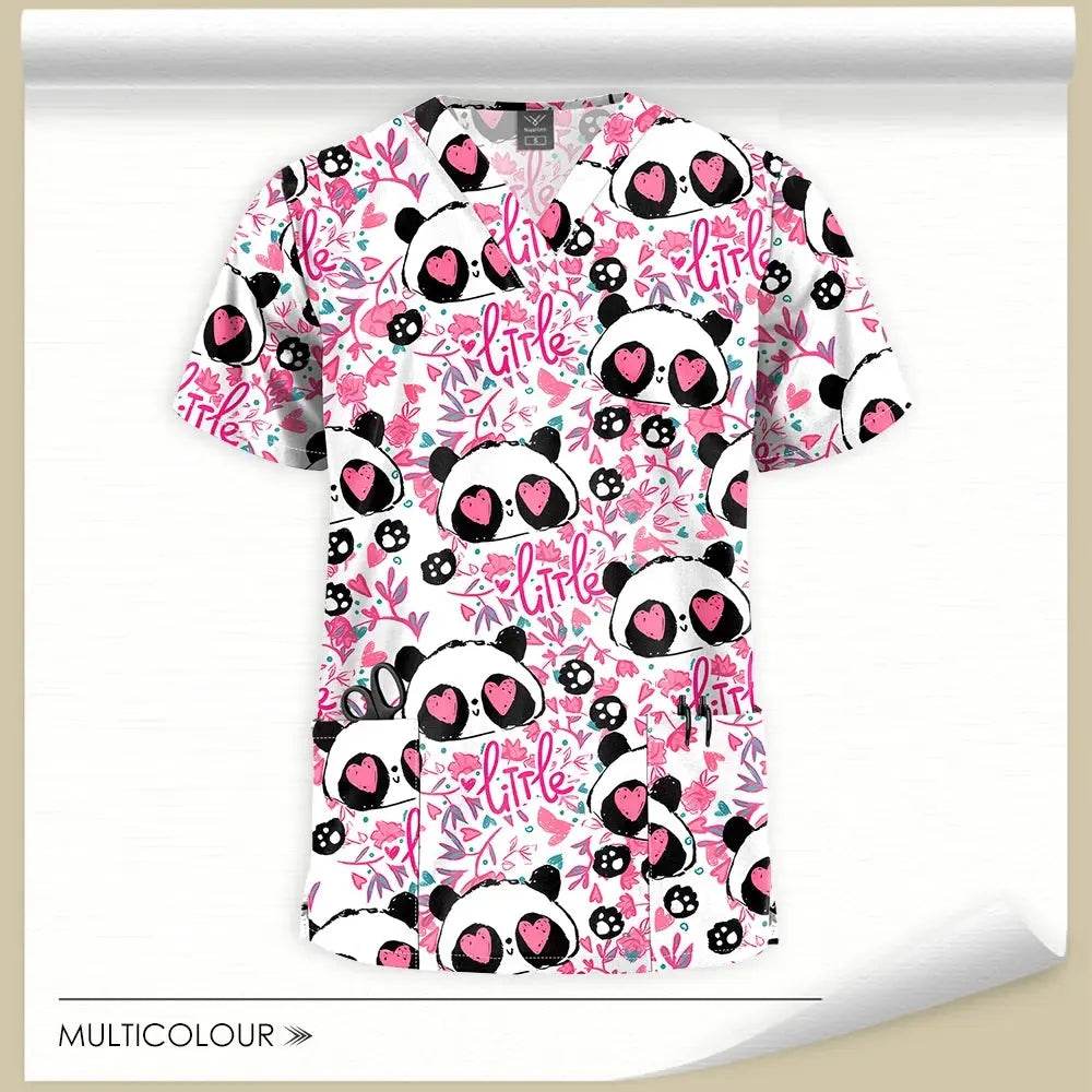 Vibrant Women's Scrub Tops for Stylish Comfort and Durability 64001-24