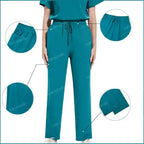 Medical Scrubs Set - Comfortable Hospital Uniforms with Pockets for Ultimate Functionality