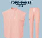 Women's Nurse Scrubs - Stylish and Comfortable Hospital Uniform for Nurses and Doctors 42015-Pink