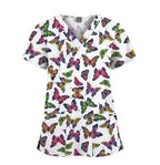 Women's Printed Scrubs - Stylish Scrub Tops for Nurses and Doctors 64001-25
