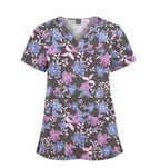Women's Printed Scrubs - Stylish Scrub Tops and Shirts for Comfort and Durability 64001-45