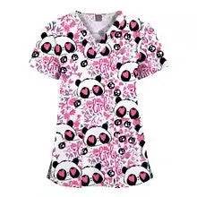 Women's Printed Scrubs - Stylish Scrub Tops and Shirts for Comfort and Durability 64001-24